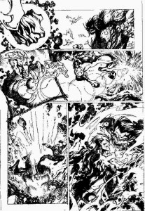 Marvel Comics - Mutant X - Unpublished Sample Pages - Pencils by James Fry