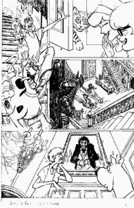 Scooby Doo - Marvel Comics - Sample page - unpublished pencils by James Fry