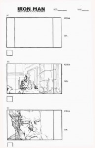 Storyboard animation for Lionsgate Films' Iron Man feature