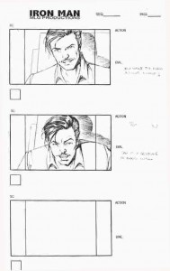 Storyboard animation for Lionsgate Films' Iron Man feature by James Fry